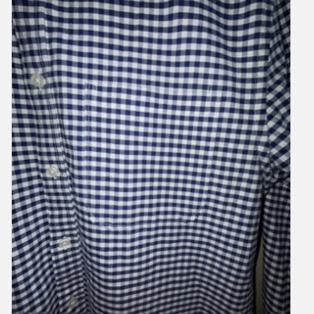 Jos A Bank 1905 Collection Tailored Fit Blue Collar Dress Shirt Size Medium - Picture 4 of 9